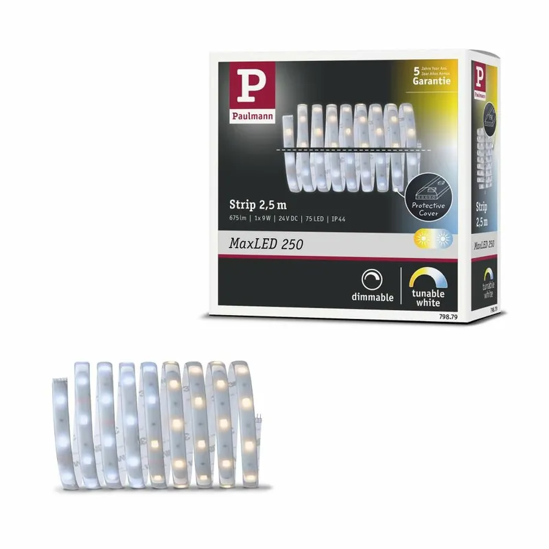 Paulmann MaxLED 250 Strip beschichtet 2,5m IP44 TunableWhite Protect Cover Super-Preis