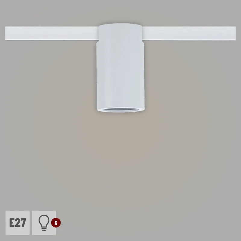 Paulmann URail Schienenspot Ceiling Socket E27 max. 20W weiß Markenware