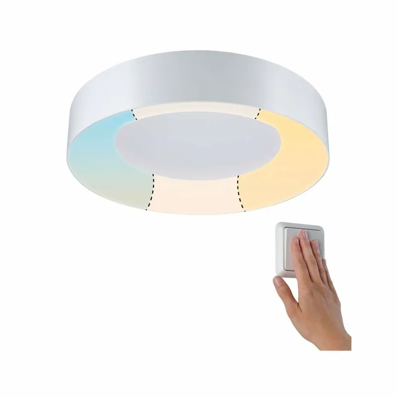 Paulmann HomeSpa LED Deckenleuchte Casca Weiß 23W WhiteSwitch 3.000K Echt