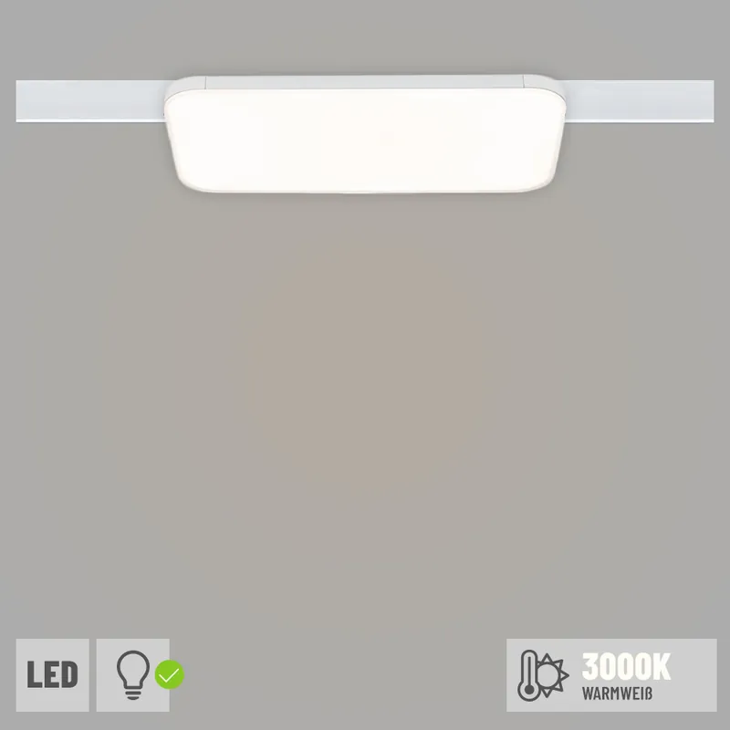Paulmann URail LED Panel Campo 15,5W 1541lm 3000K weiß (LED fest verbaut) Versand Am Gleichen Tag
