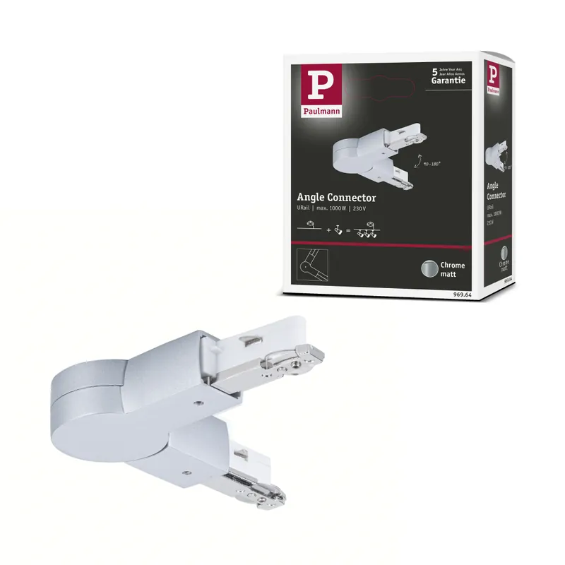 Top-Preis Paulmann URail Gelenk-Verbinder Chrom matt für Winkel bis 90°