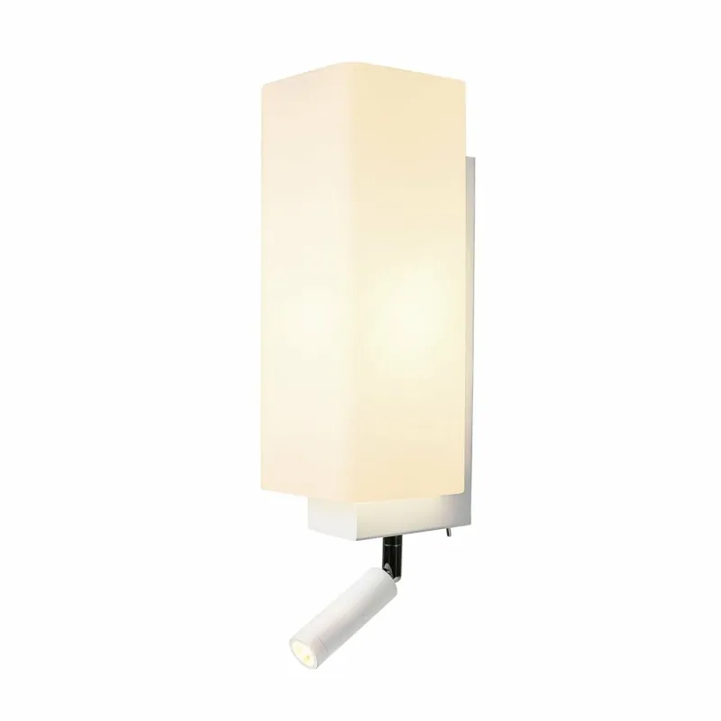 Top-Seller SLV QUADRASS SPOT Indoor Wandaufbauleuchte mit LED Spot und E27 Fassung, weiß