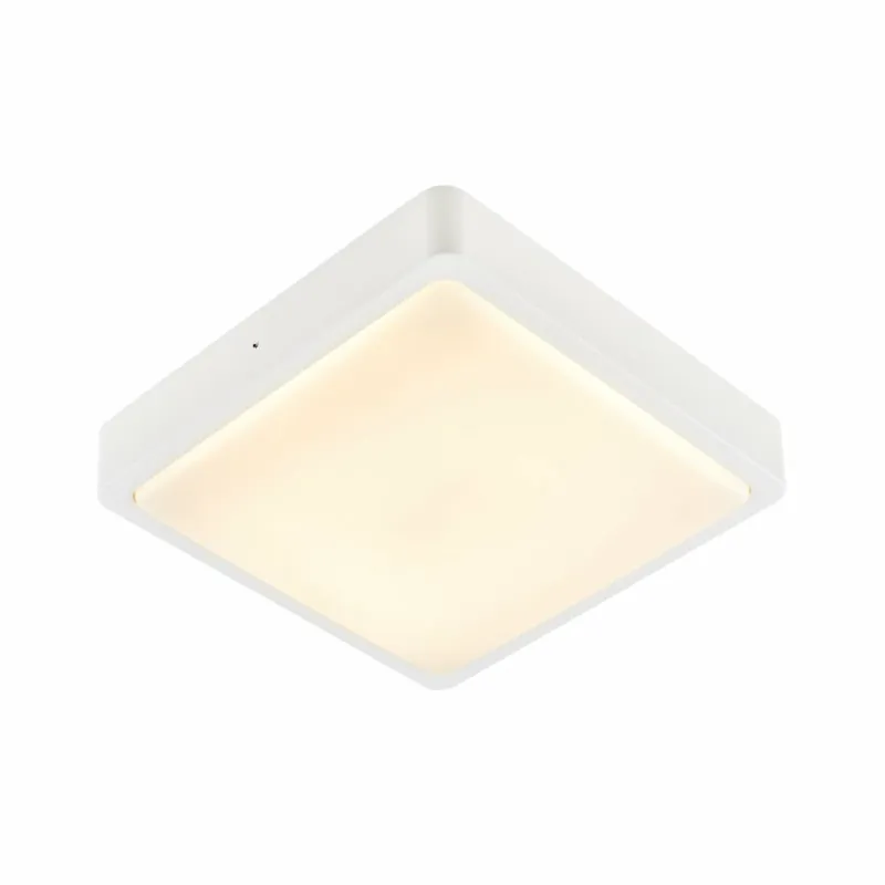 SLV AINOS SQUARE LED Outdoor Wand- & Deckenleuchte weiß eckig CCT-Switch IP65 1300lm 17W 230V Top-Preis