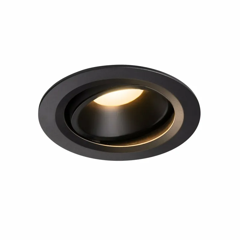 Top-Seller SLV NUMINOS DL L, Indoor LED Deckeneinbauleuchte schwarz/schwarz 3000K 20° kardanisch dreh- und schwenkbar