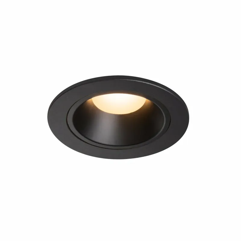SLV NUMINOS DL S, Indoor LED Deckeneinbauleuchte schwarz/schwarz 3000K 55° Bestpreis