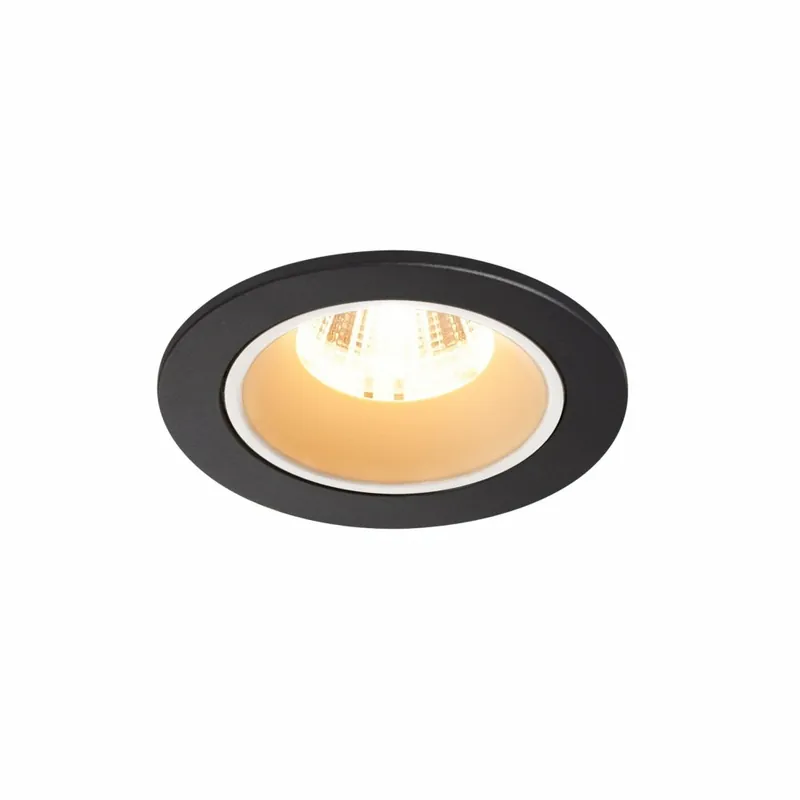 Super-Preis SLV NUMINOS DL S, Indoor LED Deckeneinbauleuchte schwarz/weiß 3000K 55°