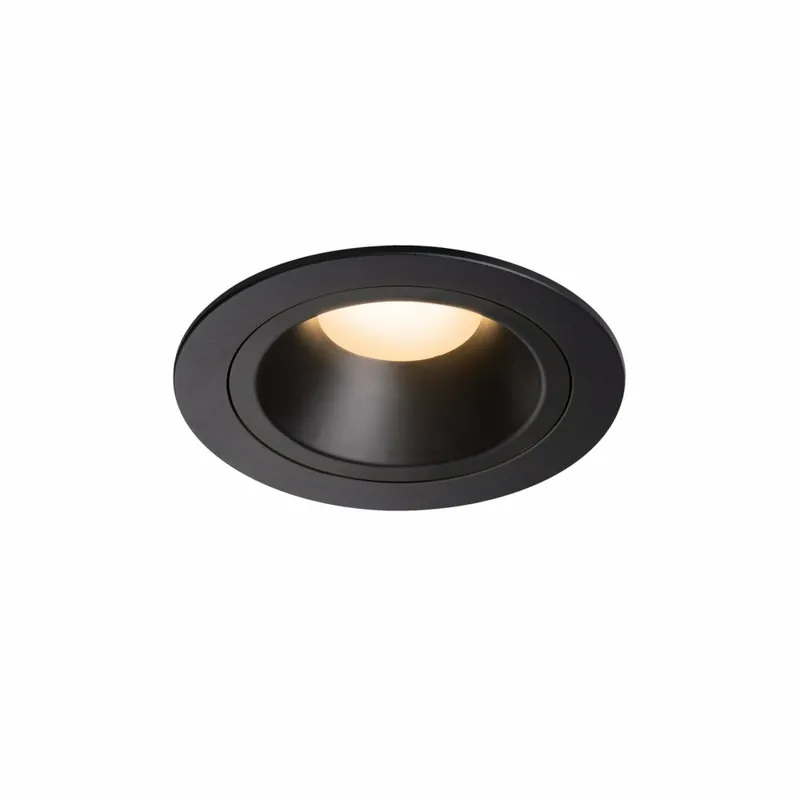 Sonderaktion SLV NUMINOS DL M, Indoor LED Deckeneinbauleuchte schwarz/schwarz 3000K 40°