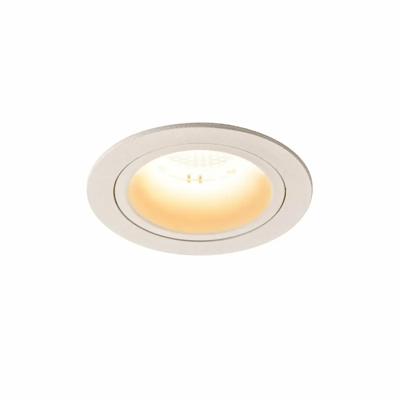 SLV NUMINOS DL M, Indoor LED Deckeneinbauleuchte weiß/weiß 3000K 55° Preisreduziert