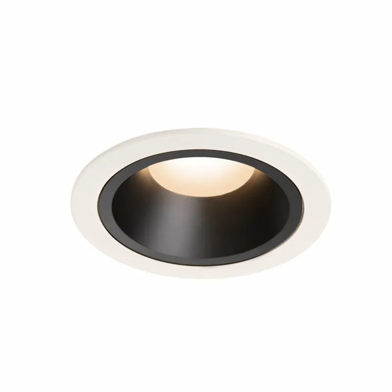 SLV NUMINOS DL L, Indoor LED Deckeneinbauleuchte weiß/schwarz 3000K 40° Saisonangebot