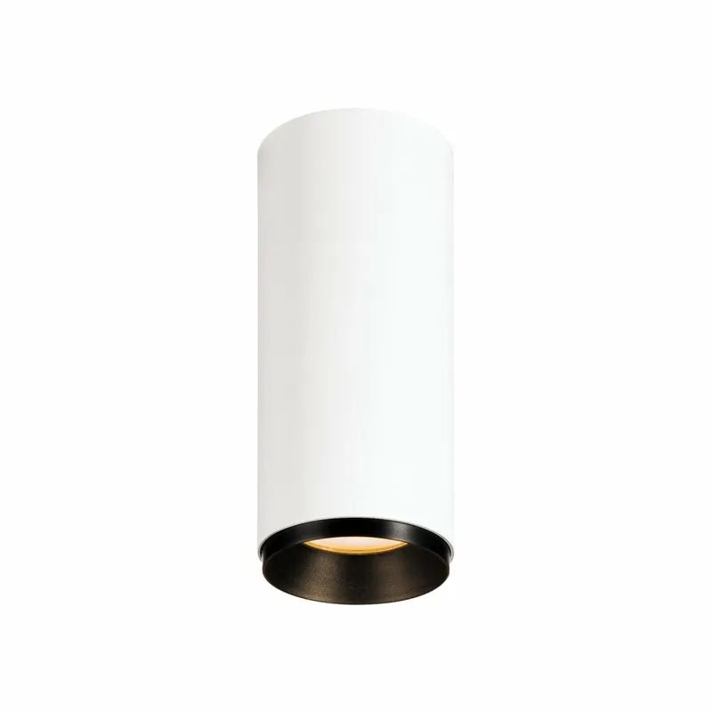 Aktuell SLV NUMINOS CL PHASE S, Indoor LED Deckenaufbauleuchte weiß/schwarz 2700K 36°