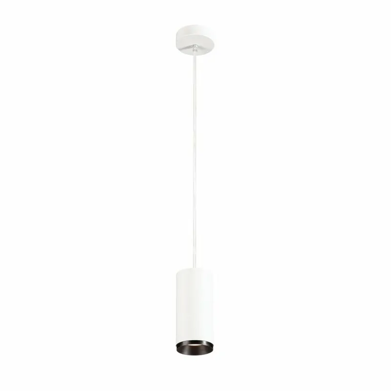 Highlight SLV NUMINOS PD PHASE M, Indoor LED Pendelleuchte weiß/schwarz 4000K 24°