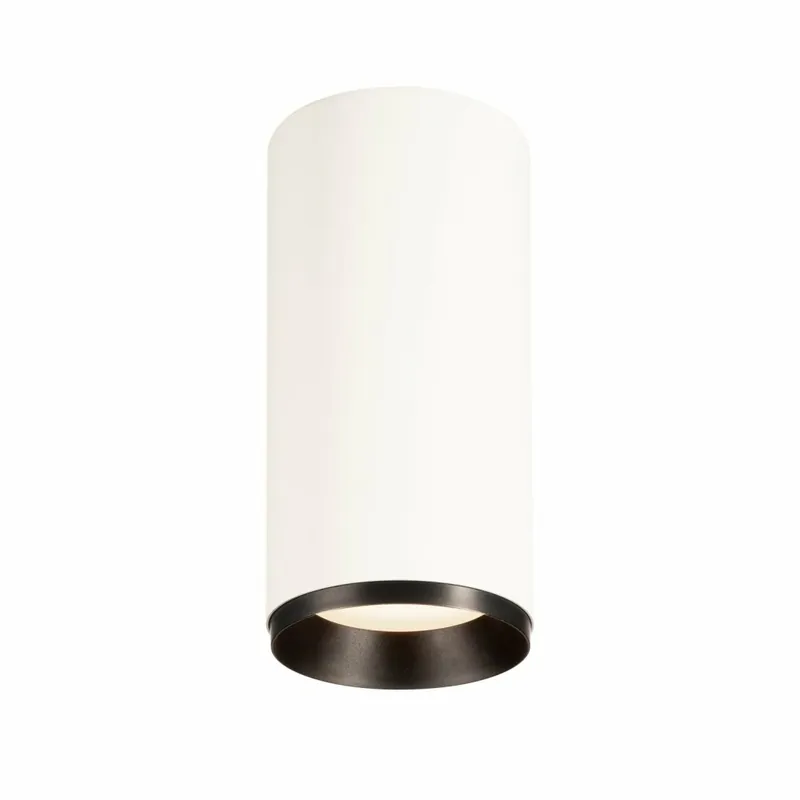 SLV NUMINOS CL PHASE L, Indoor LED Deckenaufbauleuchte weiß/schwarz 4000K 60° Gratis Versand