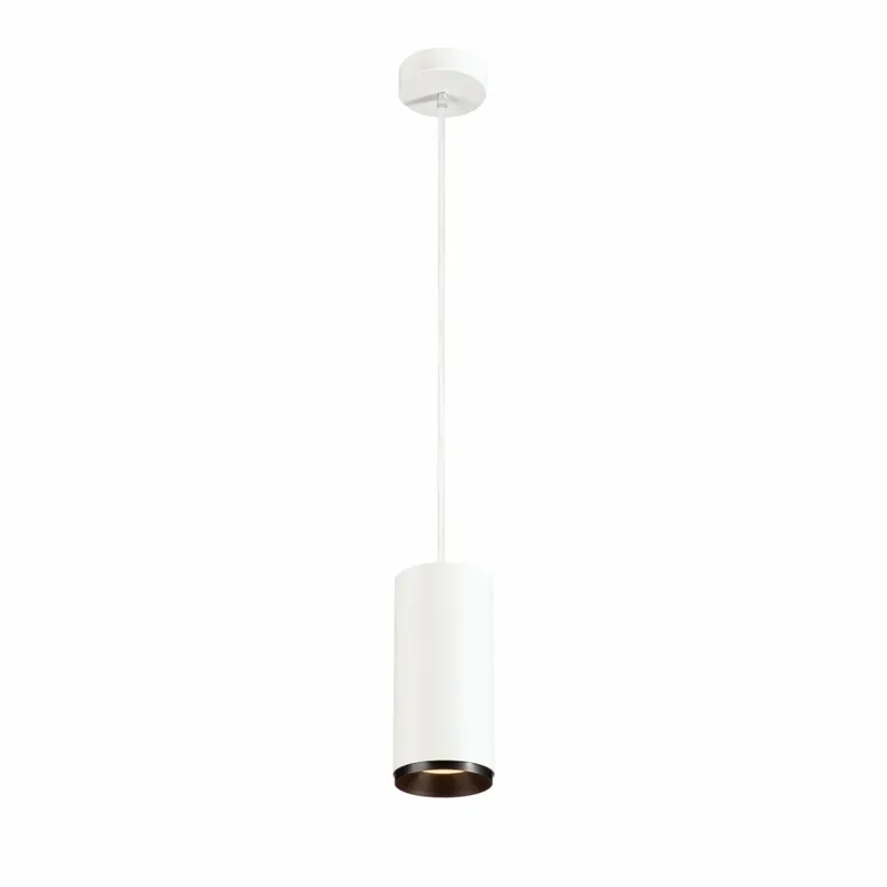 Sonderaktion SLV NUMINOS PD PHASE L, Indoor LED Pendelleuchte weiß/schwarz 3000K 60°