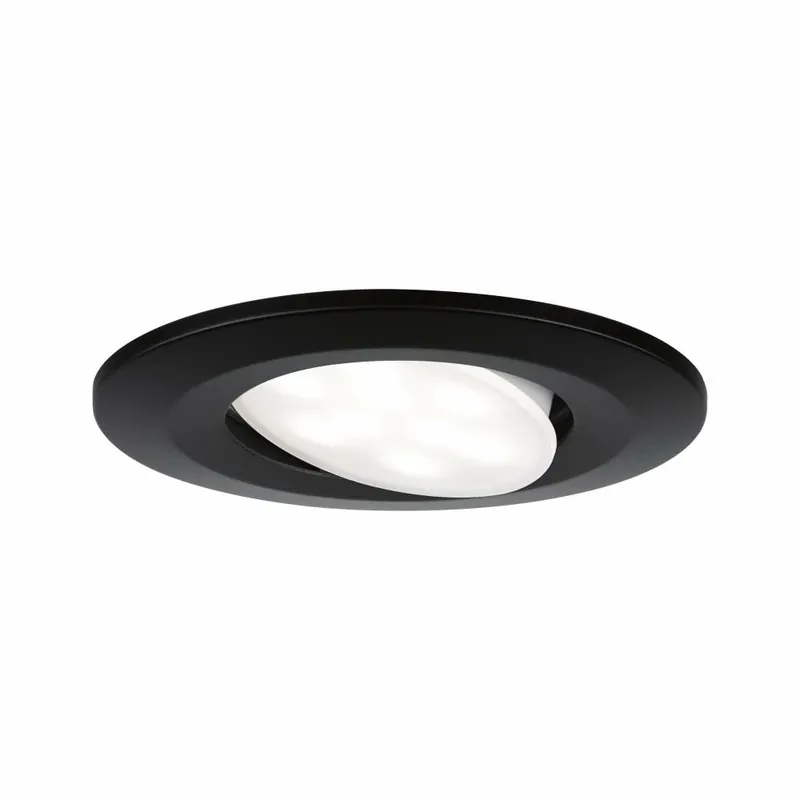 Begrenztes Angebot Paulmann HomeSpa LED Einbauleuchte Calla schwenkbar IP65 rund 90mm 30° 6W 500lm 230V 4000K Schwarz matt