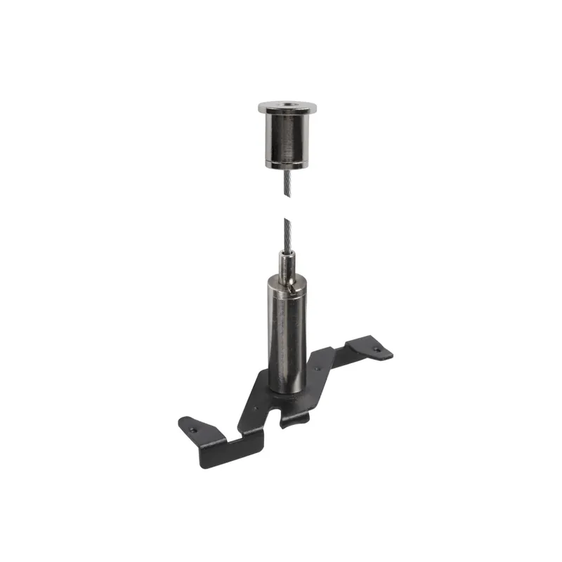 Bestpreis SLV 3m Drahtseil Pendelabhängung, 48V TRACK, schwarz