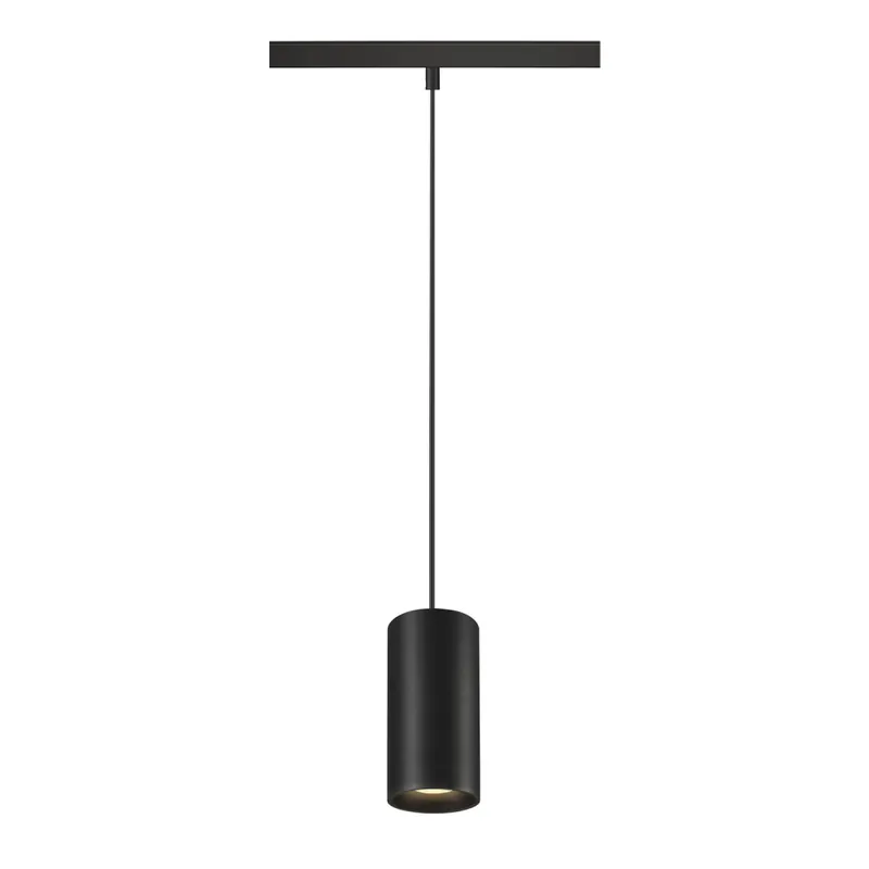 SLV NUMINOS® S 48V TRACK, DALI, Pendelleuchte, schwarz / schwarz, 16W, 1030lm, 3000K, CRI90, 40° Finale Aktion