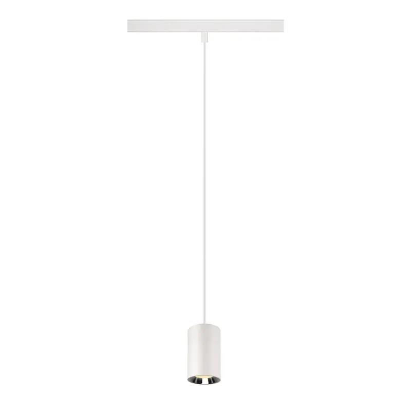 Jetzt Bestellen SLV NUMINOS® XS 48V TRACK, DALI, Pendelleuchte, weiß / chrom, 8.7W, 700lm, 3000K, CRI90, 40°