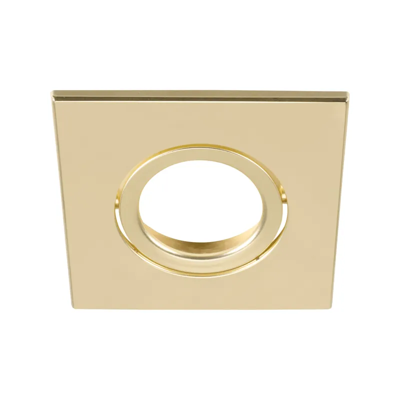 Bestseller SLV UNIVERSAL DOWNLIGHT Abdeckung, für Downlight IP20, schwenkbar, eckig, gold matt