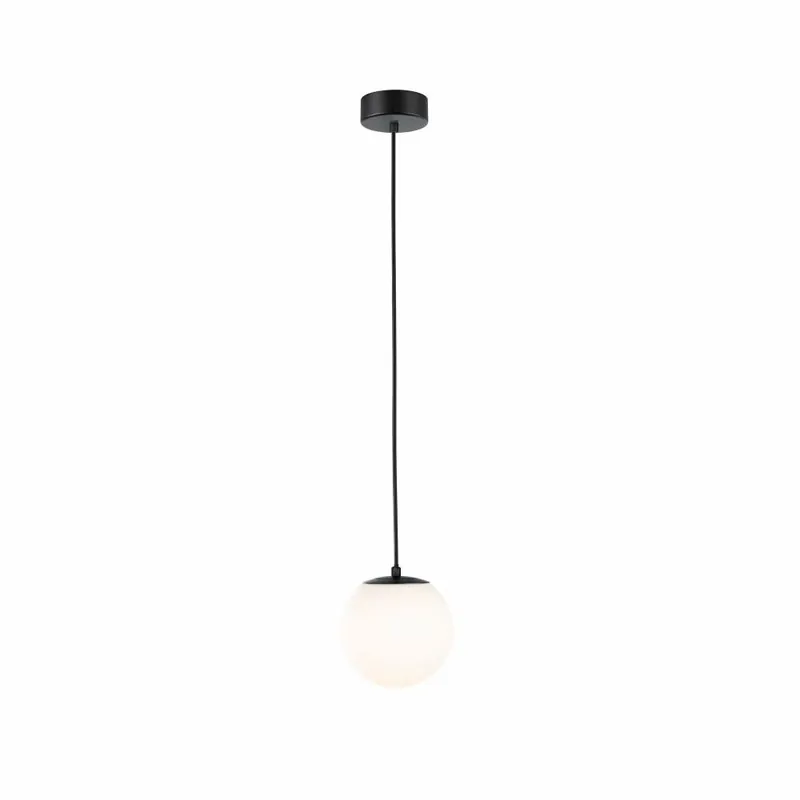 Angebot Paulmann Selection Bathroom LED Pendelleuchte Gove IP44 9W Schwarz matt#Satin