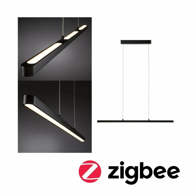 Paulmann LED Pendelleuchte Lento Tunable White 3x2100lm 3x13,5W Schwarz matt dimmbar Geprüft