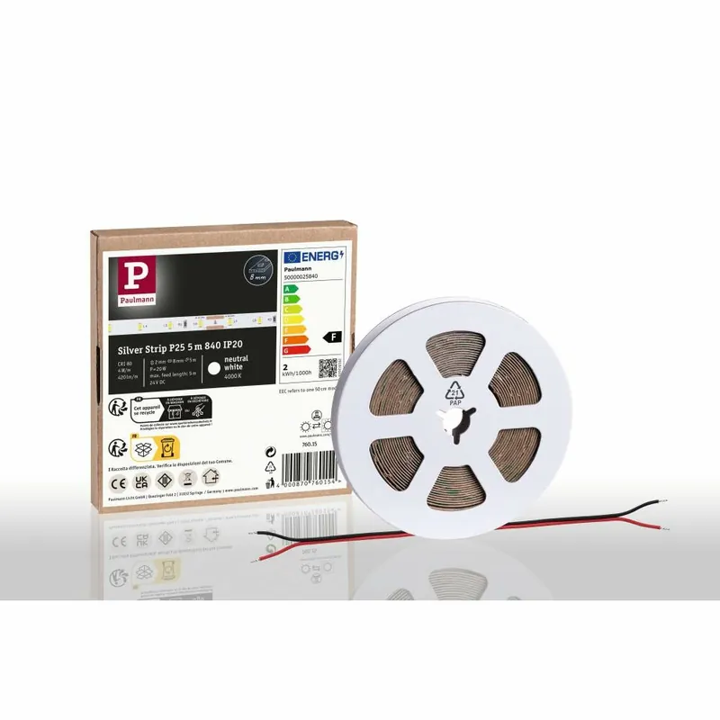 Neuheit Paulmann Pro LED Strip Silver P25 840 5m 20W 420lm/m 60LEDs/m 4000K
