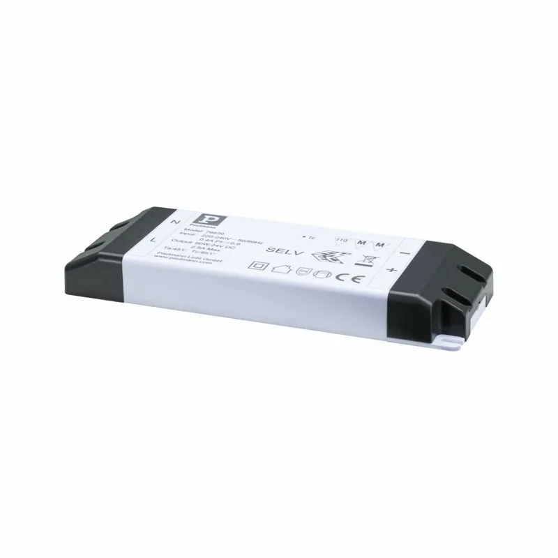 Paulmann Pro Power Supply 60 VA 230/24V max. 60W Weiß Neuheit