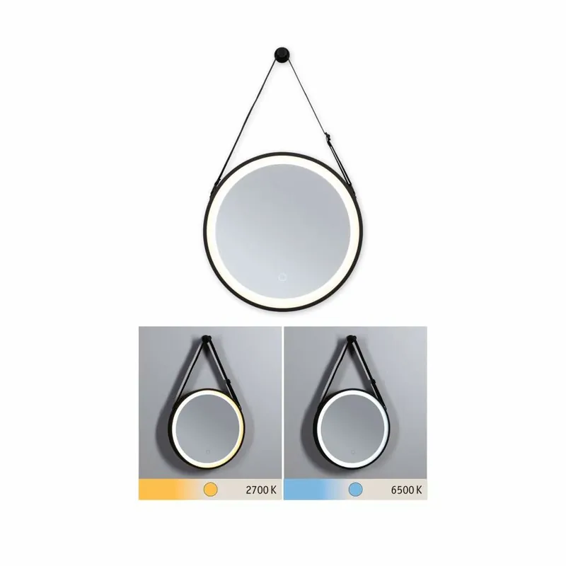 Top-Preis Paulmann LED Leuchtspiegel Miro IP44 Tunable White 200lm 230V 7,5W Spiegel#Schwarz matt