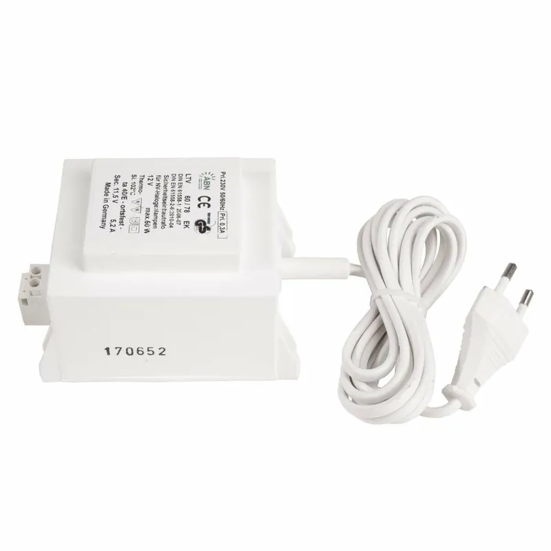 ABN, Netzgerät (CV, AC) dimmbar, ABN Transformator, DIM, CV, 11,5V AC, 60 W, IP20, Mit Phasenanschni Bestpreis