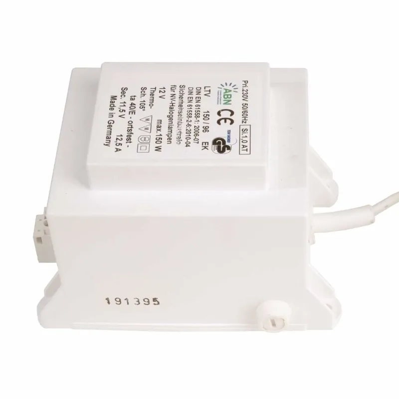 ABN, Netzgerät (CV, AC) dimmbar, ABN Transformator, DIM, CV, 11,5V AC, 150 W, IP20, Mit Phasenanschn Super-Preis