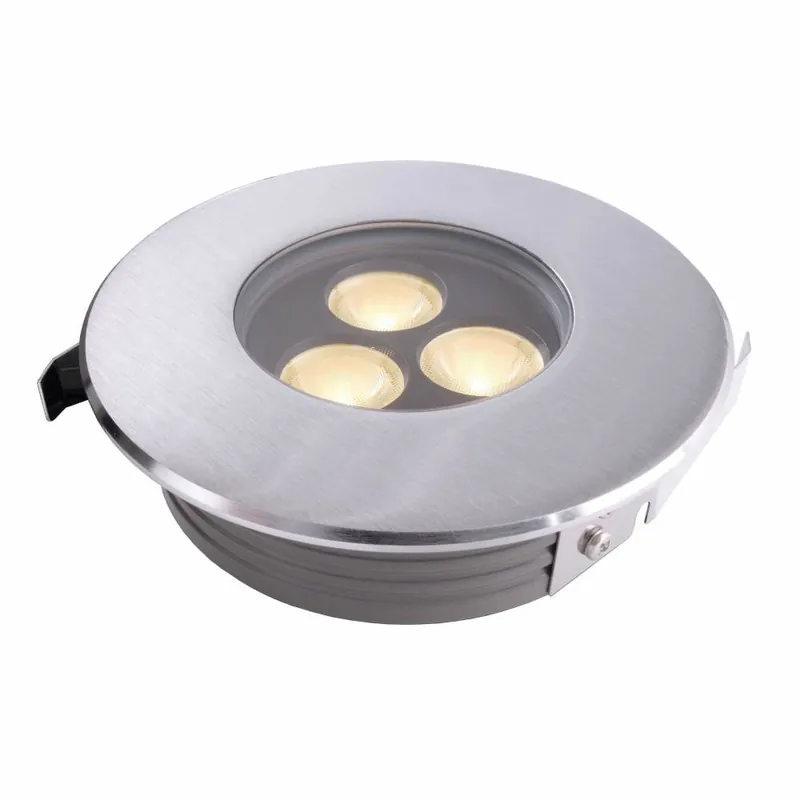 Bestpreis Deko-Light Bodeneinbauleuchte, Flat II 105 mm, 5,5 W, 3000 K, Silber, 220-240 V/AC, 50 / 60 Hz