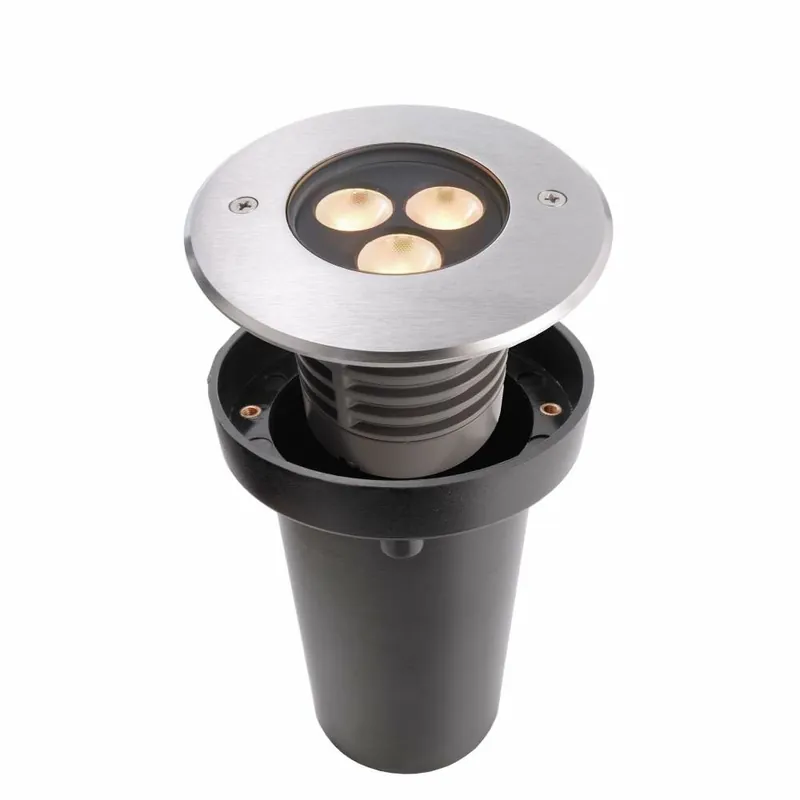 Deko-Light Bodeneinbauleuchte, Bodeneinbauleuchte I, 5,8 W, 3000 K, Silber, Spannungskonstant, 24 V/DC Preisreduziert