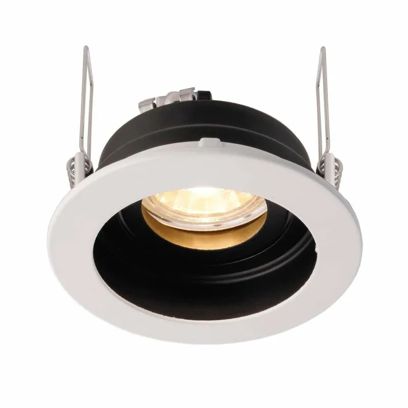 Sonderangebot Deko-Light Deckeneinbauring, Enif Rund, 1x max. 35 W MR16, Weiß, Spannungskonstant, 12 V/AC/DC
