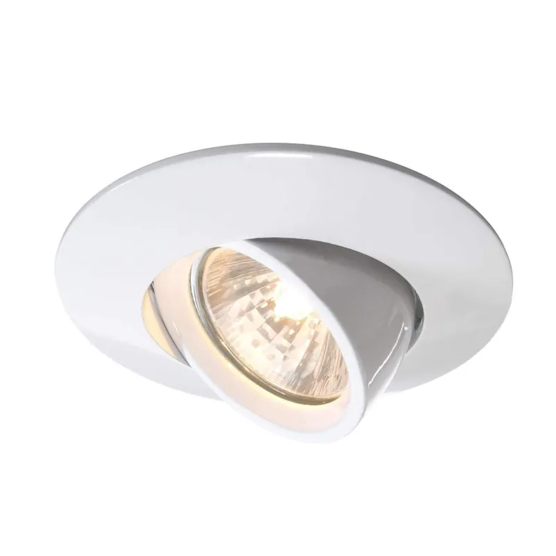 Angebot Deko-Light Deckeneinbauring, Swing Rund, Tilt, 1x max 50 W MR16, Weiß, Spannungskonstant, 12 V/AC/DC