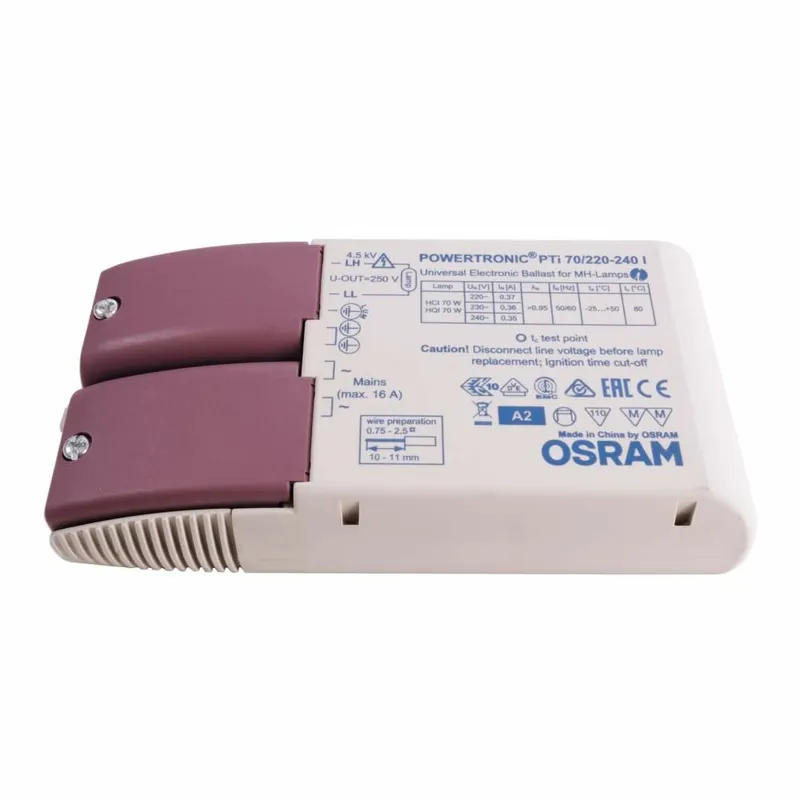 Osram, Netzgerät EVG, PTi 70/220-240, 70.0 W, 220-240 V/AC, Bemessungsstrom: 360 mA Sonderaktion