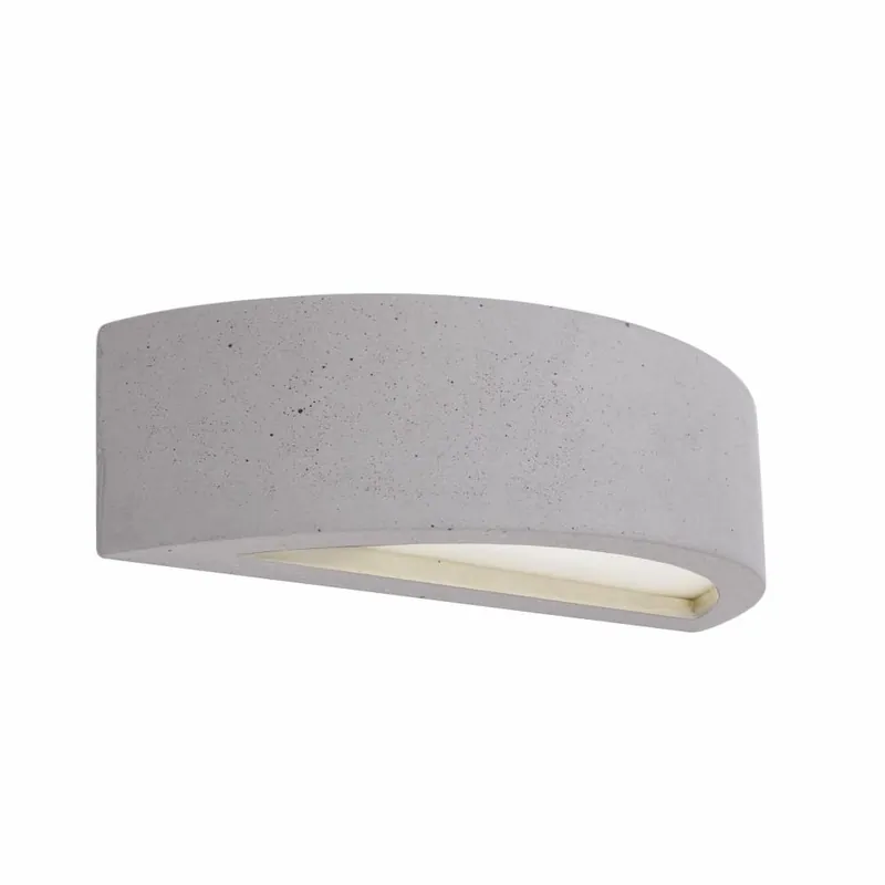 Echt Deko-Light Wandaufbauleuchte, Sarin, 1x max. 25 W E14, Grau, 220-240 V/AC, 50 / 60 Hz