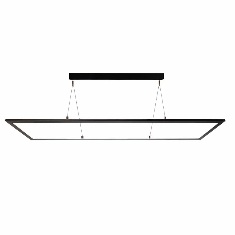 Jetzt Bestellen Deko-Light Pendelleuchte, LED Panel transparent, Eckig, 50 W, DIM, 3000/4000 K, Schwarz, 220-240 V/AC, 50 / 60