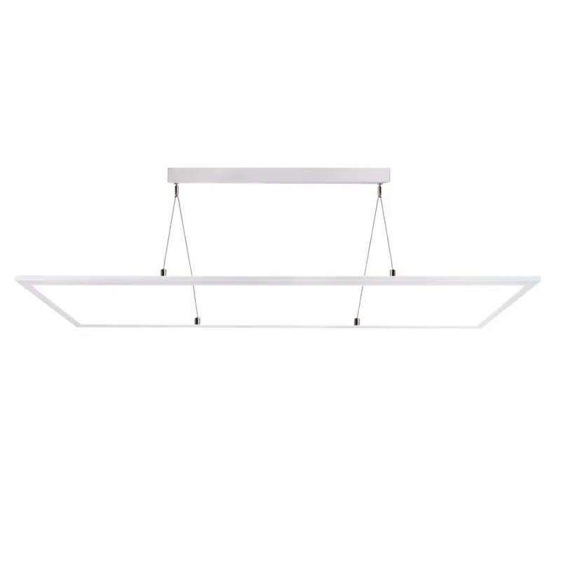 Günstig Deko-Light Pendelleuchte, LED Panel transparent, Eckig, 50 W, DIM, 3000/4000 K, Weiß, 220-240 V/AC, 50 / 60 Hz