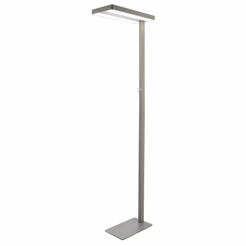Garantierte Lieferung Deko-Light Stehleuchte, Office Two Up and Down, 80 W, DIM, 4000 K, Silber, 200-240 V/AC, 50 / 60 Hz