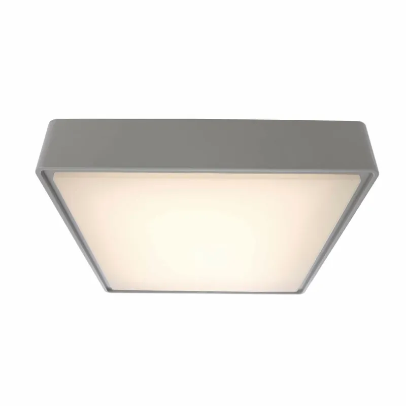 Preis Gesenkt Deko-Light Deckenaufbauleuchte, Quadrata II 296x296 mm, 16 W, 3000 K, Grau, 220-240 V/AC, 50 / 60 Hz