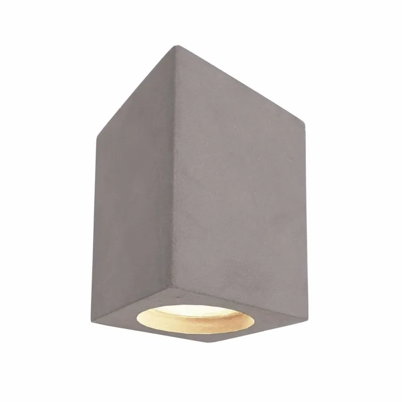 Markenprodukt Deko-Light Deckenaufbauleuchte, Naos I Eckig, 1x max. 25 W GU10, Grau, 220-240 V/AC, 50 / 60 Hz