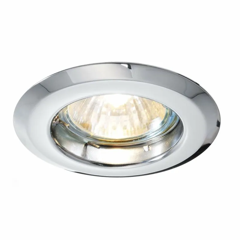 Deko-Light Deckeneinbauring, Rund, 1x max 50 W MR16, Silber, Spannungskonstant, 12 V/AC/DC Solange Der Vorrat Reicht