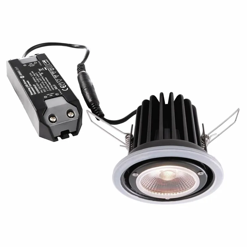 Billig Deko-Light Deckeneinbauleuchte, COB 68 Mood, 9 W, DIM, 2000-2800 K, Weiß, 220-240 V/AC, 50 / 60 Hz