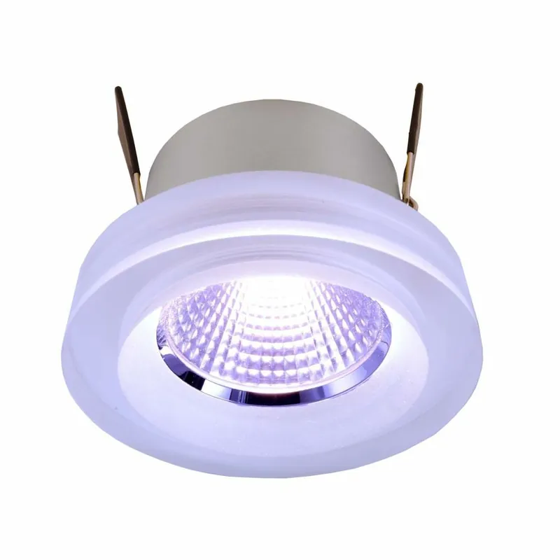Sofort Bestellen Deko-Light Deckeneinbauleuchte, COB 68 Acryl, 8 W, RGB, Silber, Spannungskonstant, 24 V/DC