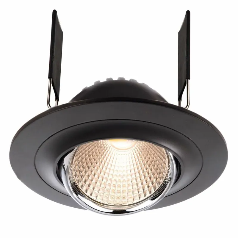 Schnäppchen Deko-Light Deckeneinbauleuchte, Saturn, 7 W, 2700 K, Schwarz, Stromkonstant, 17-18 V/DC, Bemessungsstrom: 350 m