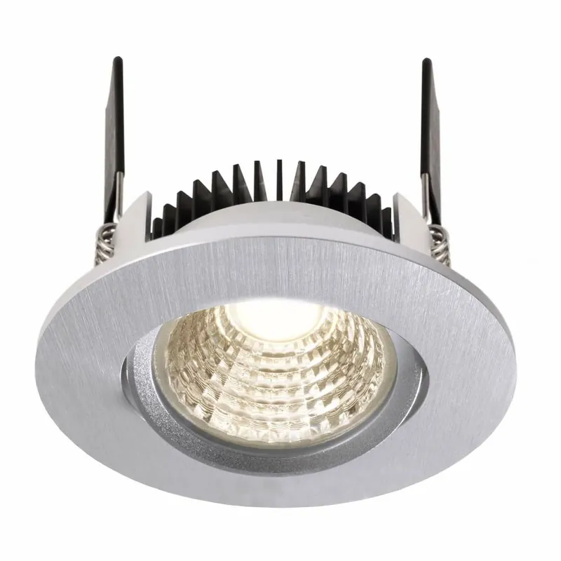 Deko-Light Deckeneinbauleuchte, COB-68-24V-8,5 W-4000K-Rund-Tilt-Silber, Spannungskonstant, 24 V/DC Neu