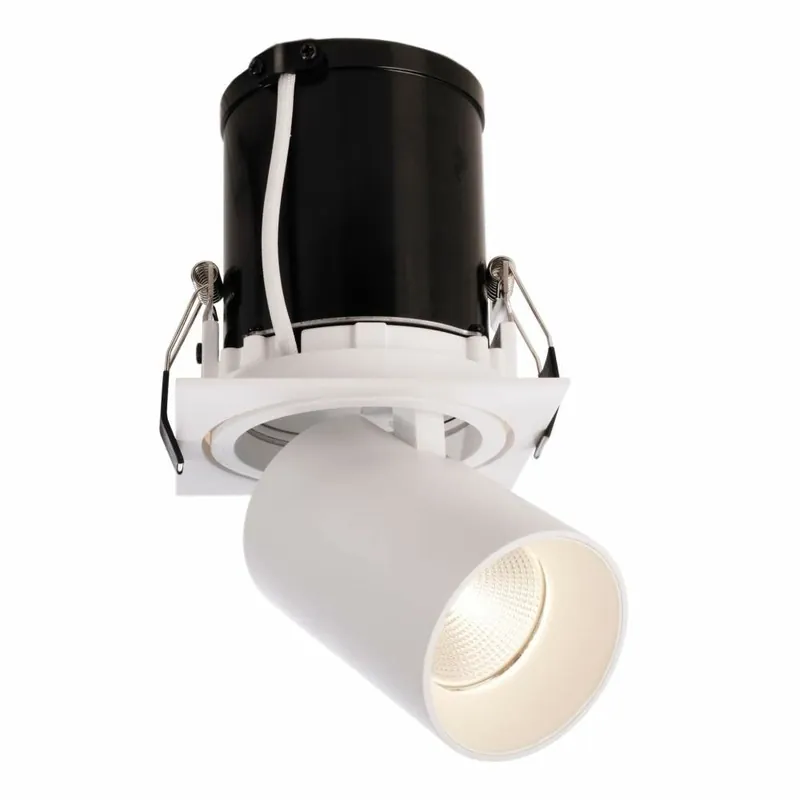 Zertifiziert Deko-Light Deckeneinbauleuchte, Rigel Mini Square Single, 11 W, 3000 K, Weiß, Stromkonstant, 21-22 V/DC, Bemess
