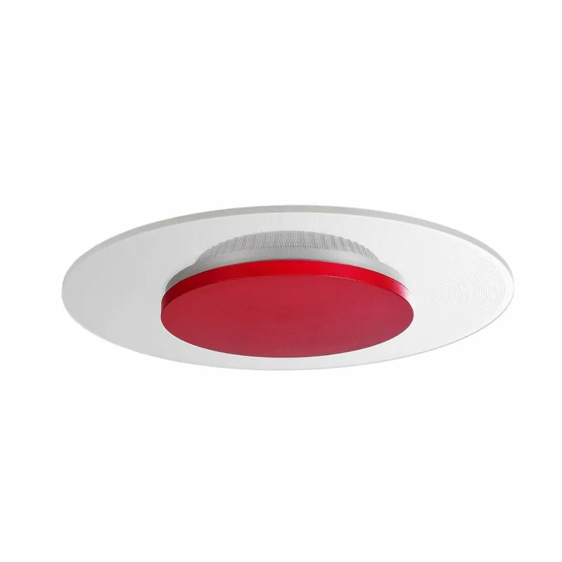 Letzte Chance Deko-Light Deckenaufbauleuchte, Set, Zaniah 290 mm, 12 W, DIM, 3000 K, Cover Rot, 220-240 V/AC, 50 / 60 Hz