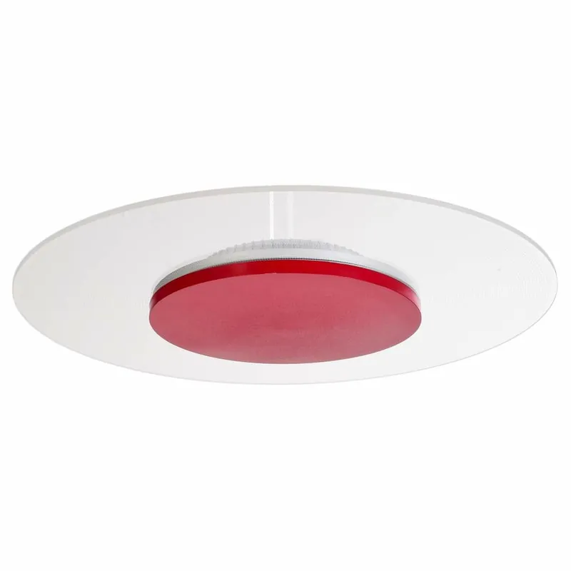 Deko-Light Deckenaufbauleuchte, Set, Zaniah 370 mm, 18 W, DIM, 3000 K, Cover Rot, 220-240 V/AC, 50 / 60 Hz Sale