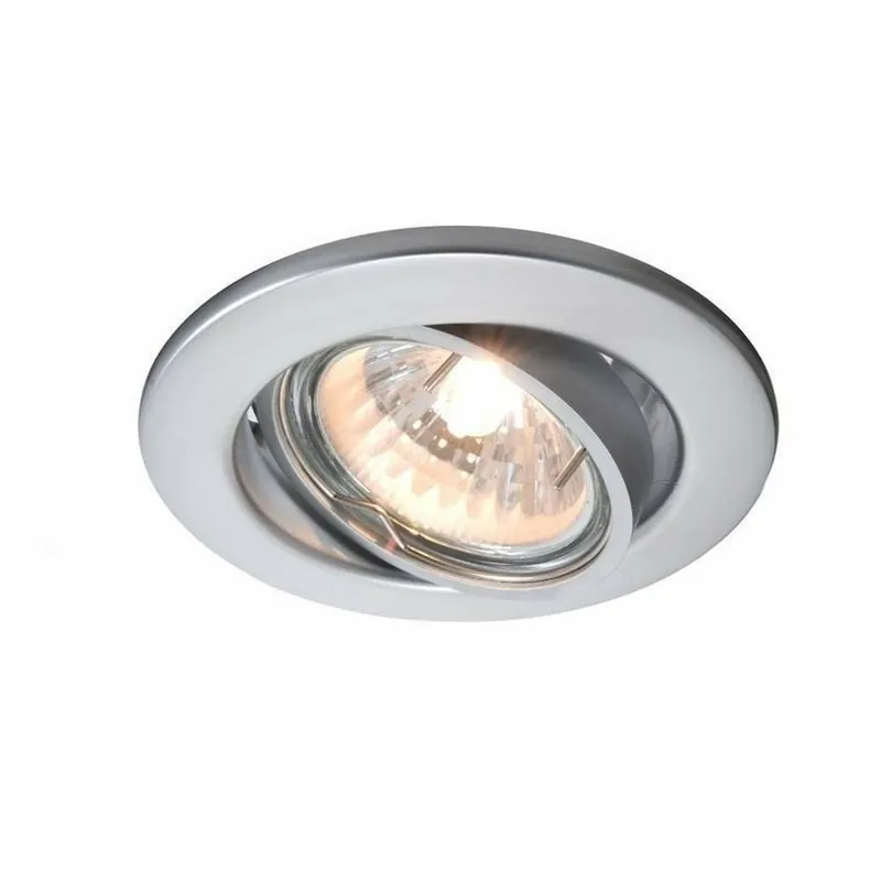 Neue Kollektion Deko-Light Deckeneinbauring, Basic Rund, Tilt, 1x max 50 W MR16, Aluminium, Spannungskonstant, 12 V/AC/DC