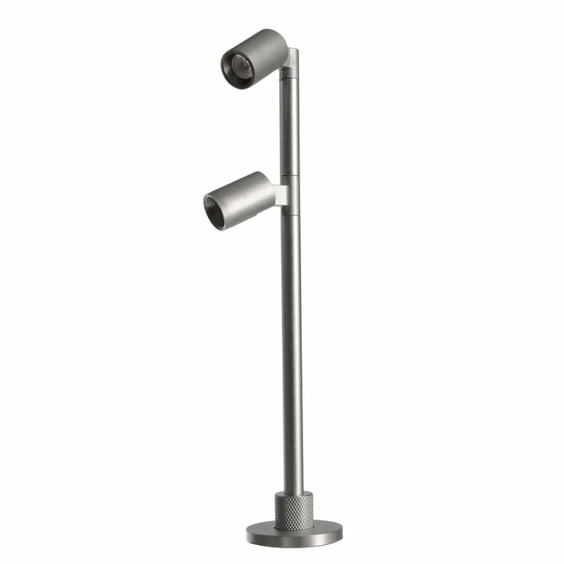 Wochenendangebot Deko-Light Vitrinenleuchte, Herculis Double 200 mm, 2 W, 3000 K, Silber, Stromkonstant, 6 V/DC, Bemessungsstrom